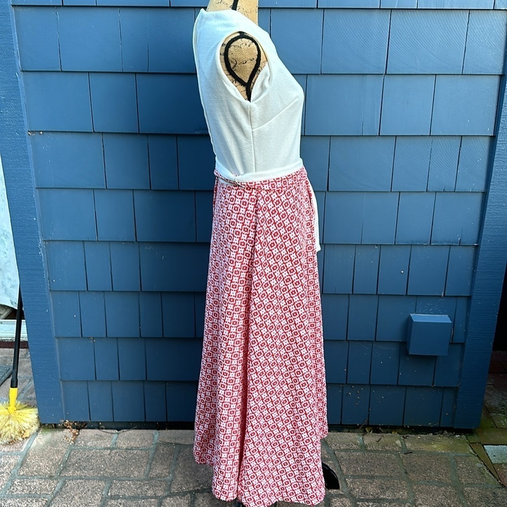 ❤️🤍❤️Vintage handmade dress with belt Palm Royale 60’s gem rare Brady Bunch - Picture 5 of 11